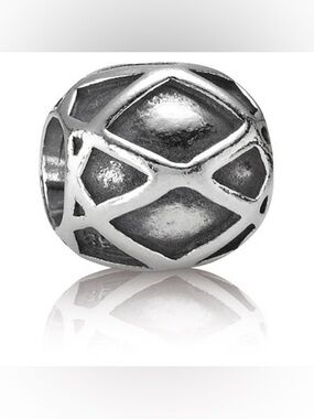 Authentic Pandora Retired Sterling Silver Web Charm - 790165